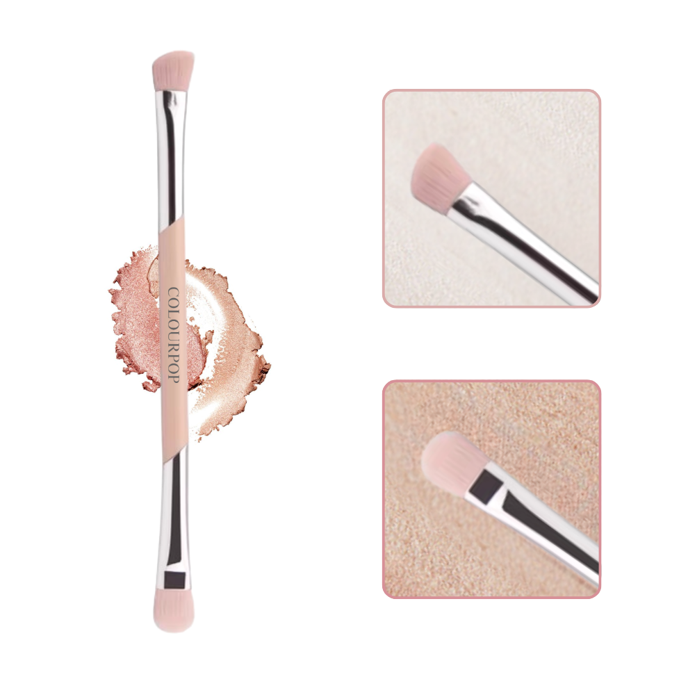 Cọ 2 Đầu Tán Màu Mắt Và Đánh Khối Mũi COLOURPOP Double-Ended Brush CA2